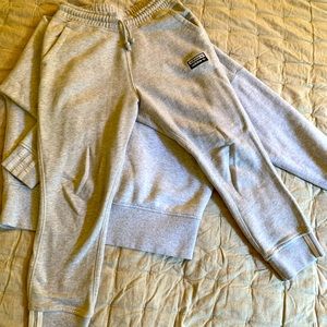 Adidas Fleece sweatshirt and matching joggers